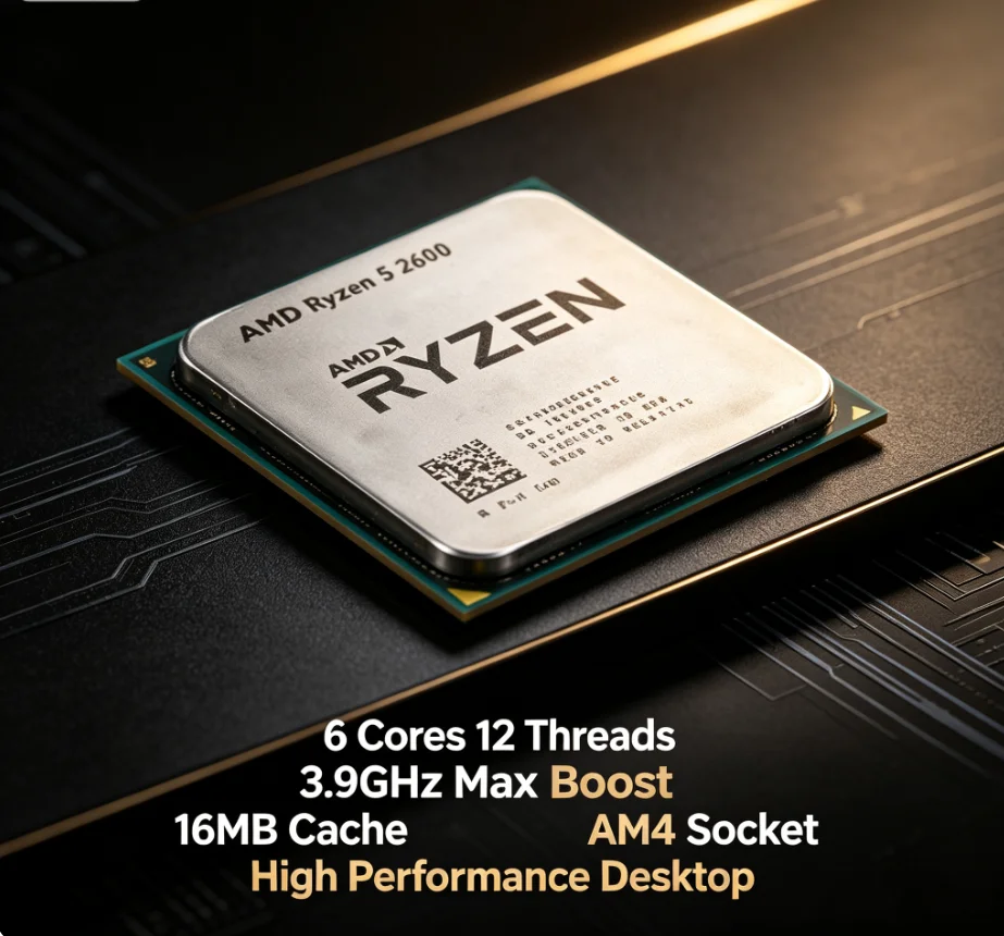 Cpu Fan - Ekonomiczny, wielozadaniowy procesor AMD Ryzen 5