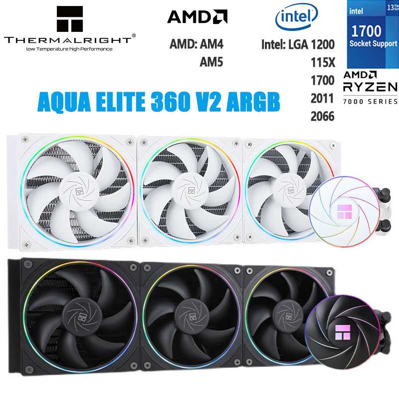 Aio Liquid Cooler - Thermalright AQUA ELITE 360 V2 biała