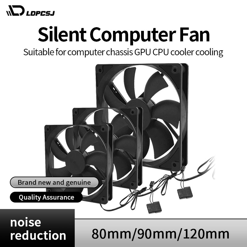 Gpu Cooler - 80mm 90mm 120mm Cichy wentylator komputerowy