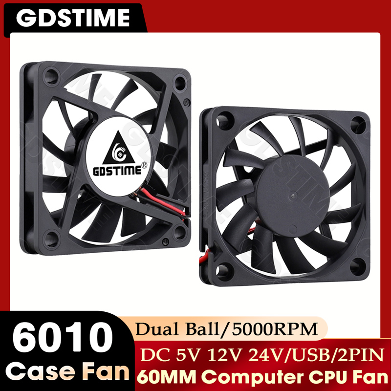 Gpu Cooler - Wentylator GDSTIME 60mm 24V 12V, wentylator