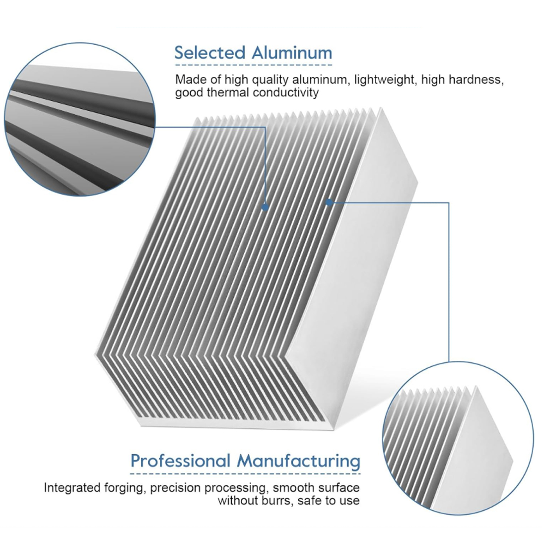 Aluminiowy radiator DIY, chłod – Heatsink recenzja i cena