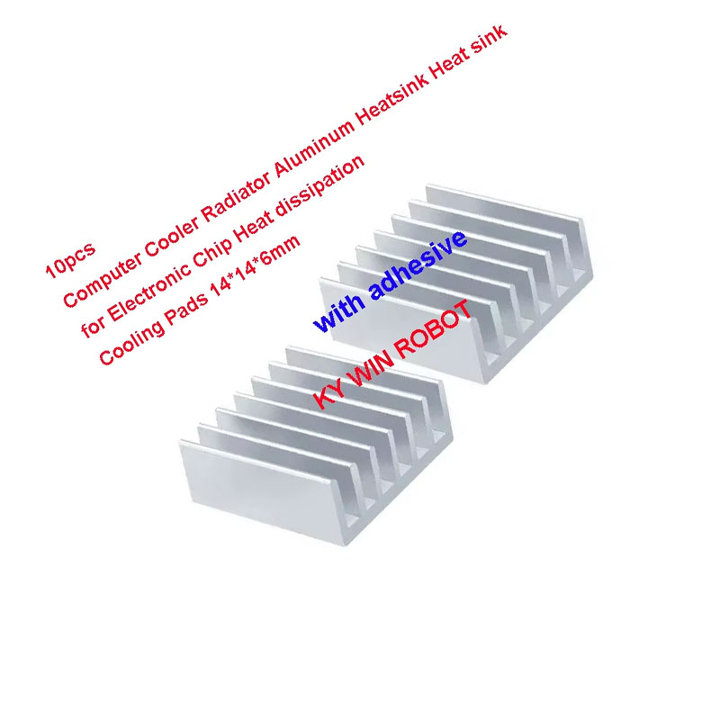10 szt. Mini aluminiowy radiat – Heatsink recenzja i cena