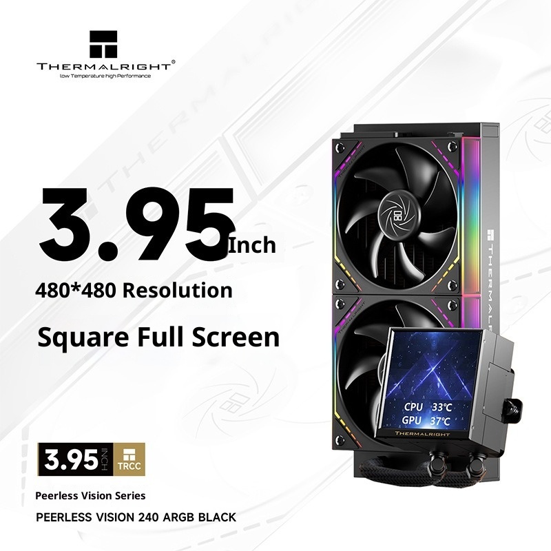 3,95-calowy kwadratowy wyświet – Aio Liquid Cooler recenzja i cena