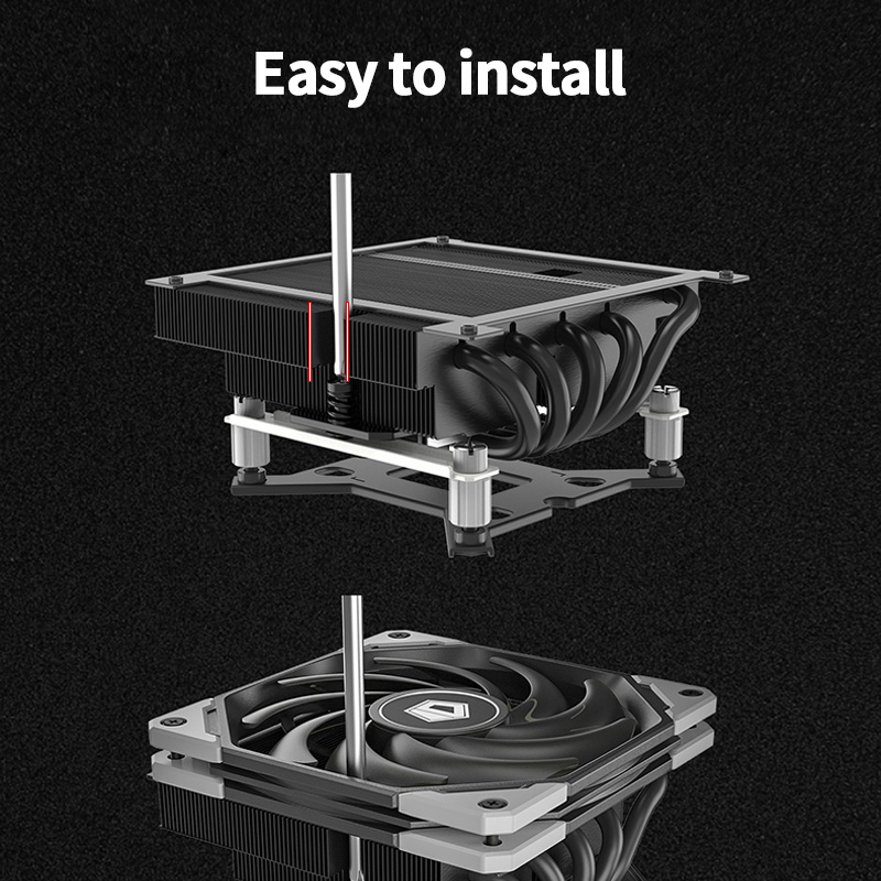 ID-COOLING IS-55 5 rura ciepln – Cpu Cooler recenzja i cena